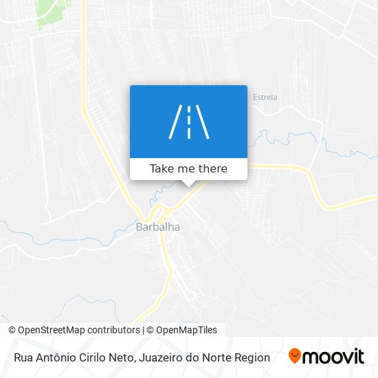 Mapa Rua Antônio Cirilo Neto