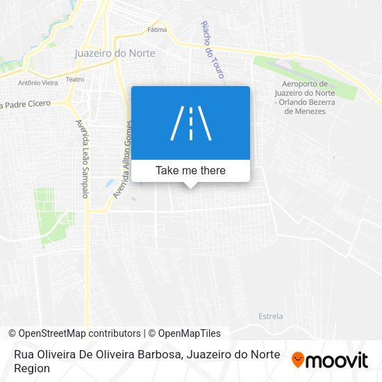 Rua Oliveira De Oliveira Barbosa map