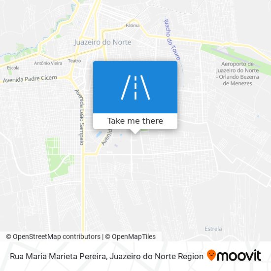 Mapa Rua Maria Marieta Pereira