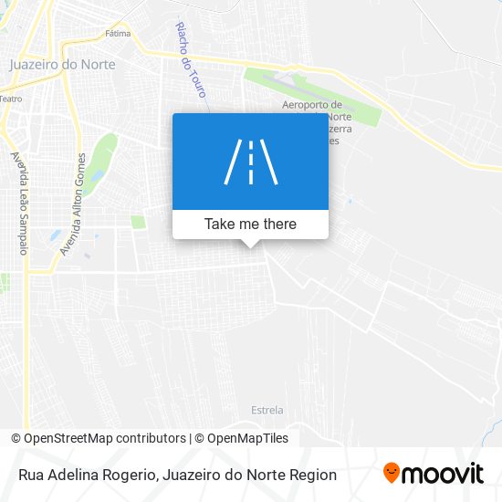 Mapa Rua Adelina Rogerio