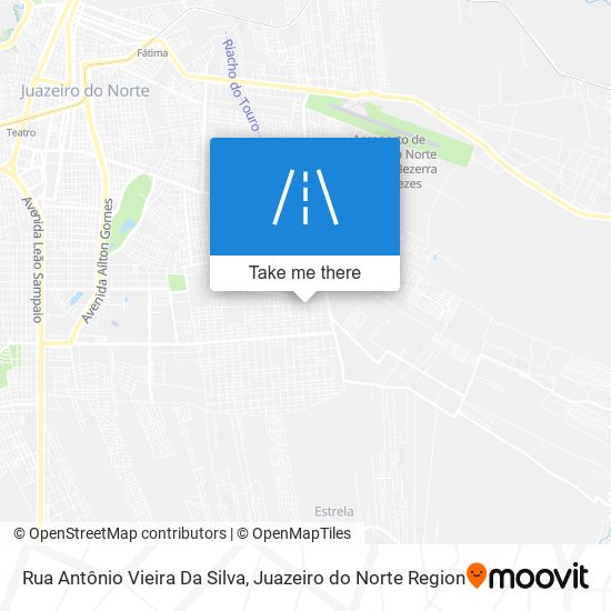 Mapa Rua Antônio Vieira Da Silva