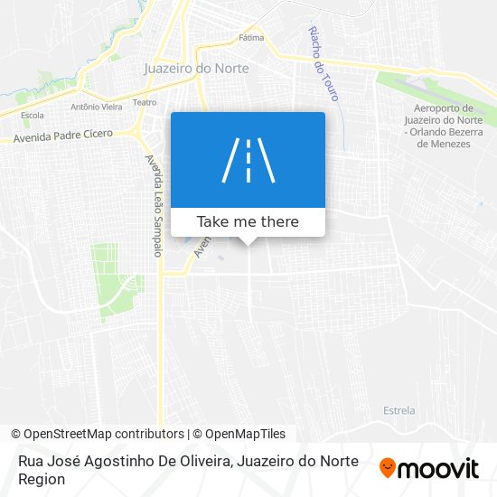Mapa Rua José Agostinho De Oliveira