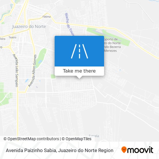 Avenida Paizinho Sabia map