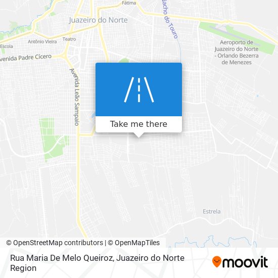 Mapa Rua Maria De Melo Queiroz