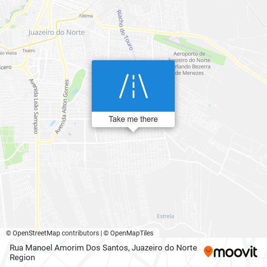 Mapa Rua Manoel Amorim Dos Santos