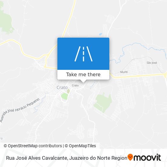 Mapa Rua José Alves Cavalcante