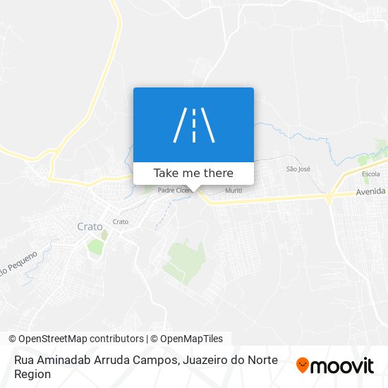 Mapa Rua Aminadab Arruda Campos
