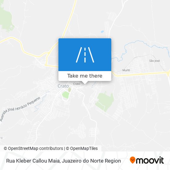 Rua Kleber Callou Maia map
