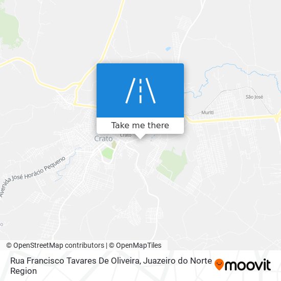 Mapa Rua Francisco Tavares De Oliveira