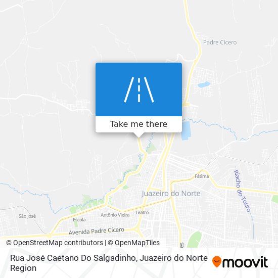 Mapa Rua José Caetano Do Salgadinho
