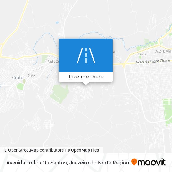 Avenida Todos Os Santos map