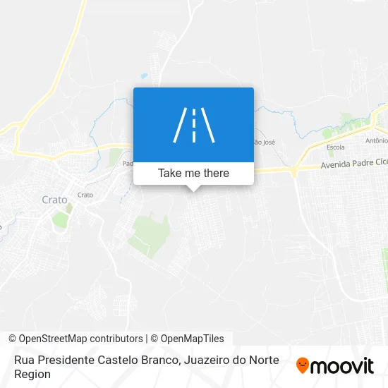 Rua Presidente Castelo Branco map