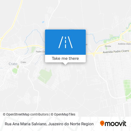 Mapa Rua Ana Maria Salviano