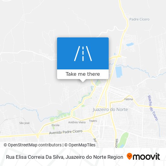 Mapa Rua Elisa Correia Da Silva