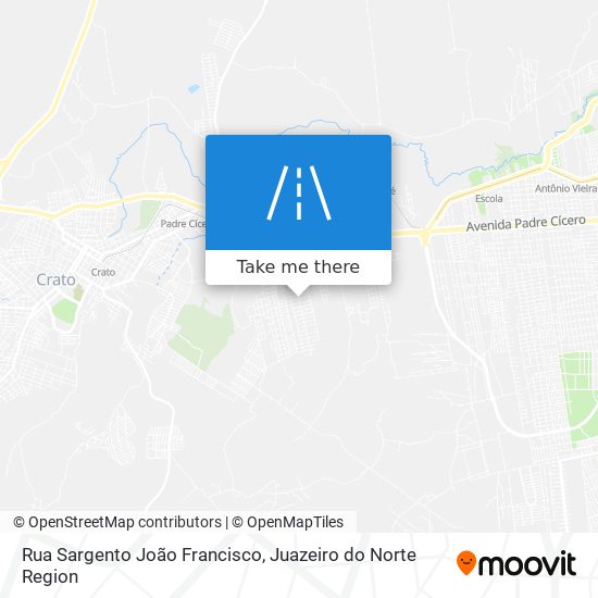 Mapa Rua Sargento João Francisco