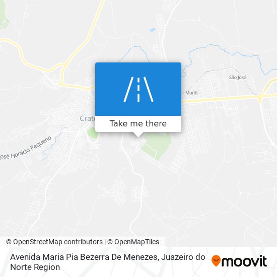 Mapa Avenida Maria Pia Bezerra De Menezes
