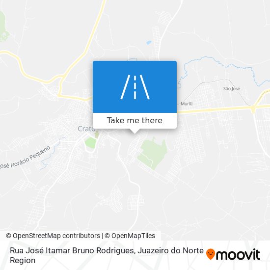 Mapa Rua José Itamar Bruno Rodrigues