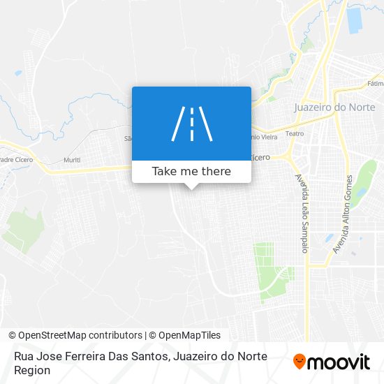 Mapa Rua Jose Ferreira Das Santos