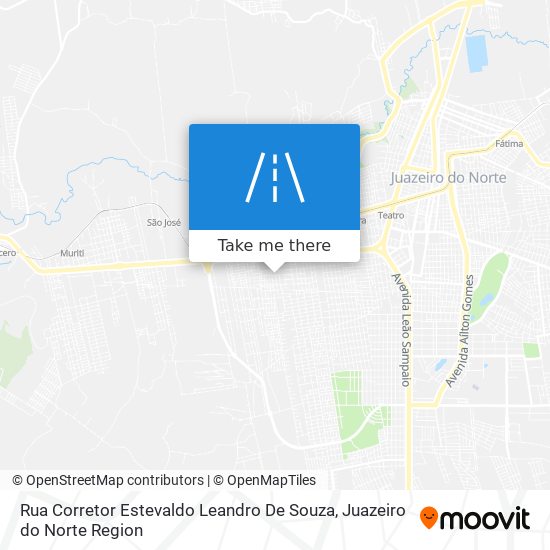 Mapa Rua Corretor Estevaldo Leandro De Souza