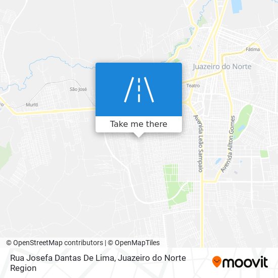 Mapa Rua Josefa Dantas De Lima