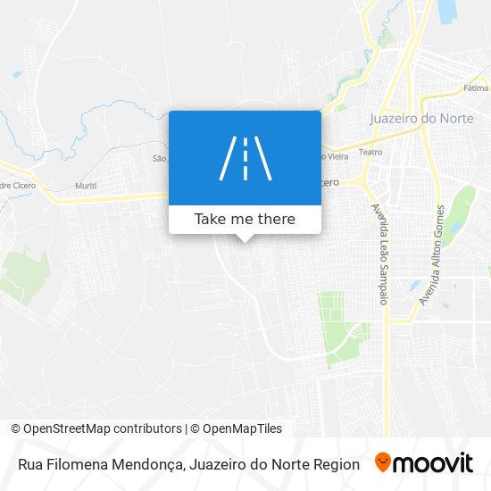 Rua Filomena Mendonça map