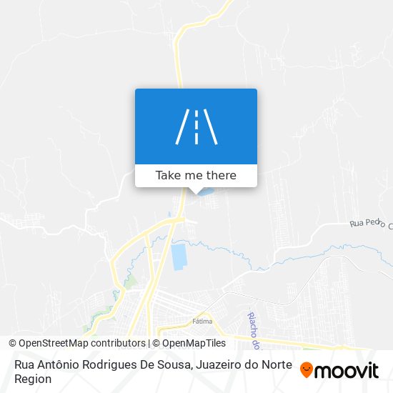 Mapa Rua Antônio Rodrigues De Sousa