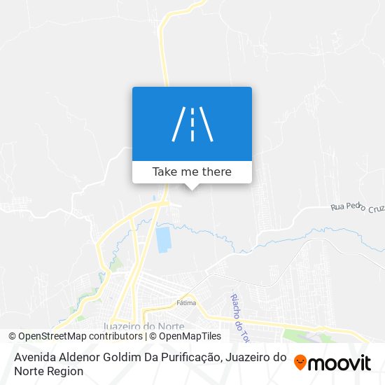 Mapa Avenida Aldenor Goldim Da Purificação