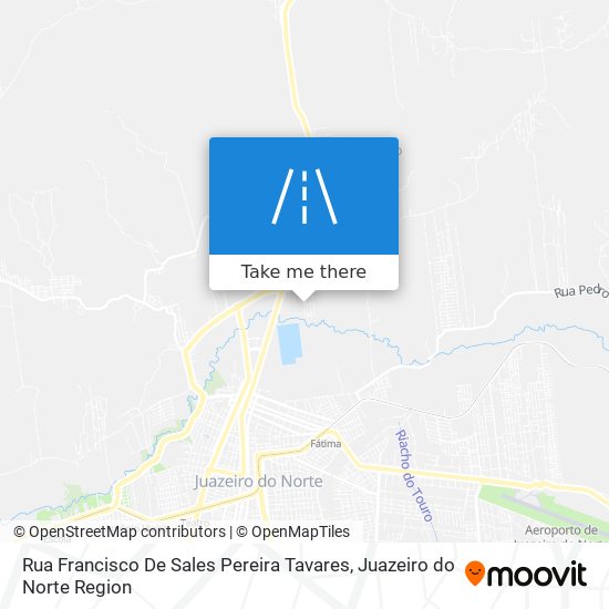 Mapa Rua Francisco De Sales Pereira Tavares