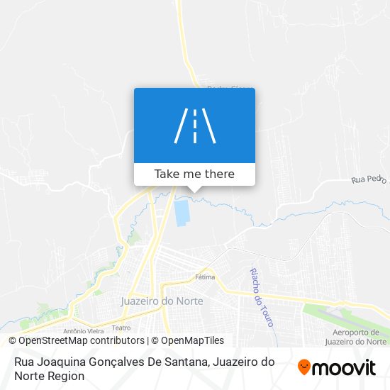 Mapa Rua Joaquina Gonçalves De Santana
