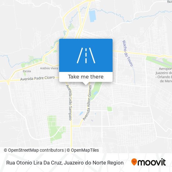 Mapa Rua Otonio Lira Da Cruz