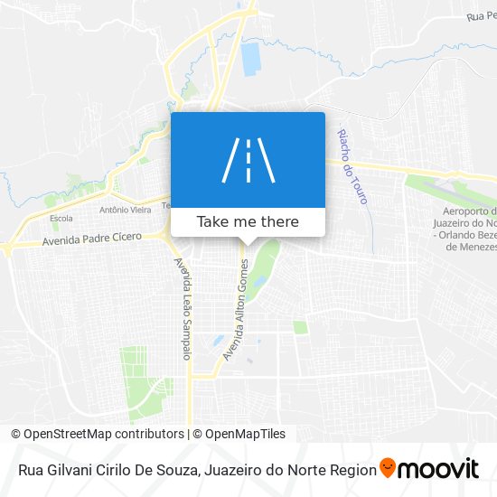 Mapa Rua Gilvani Cirilo De Souza