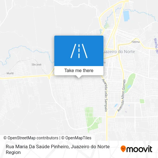 Mapa Rua Maria Da Saúde Pinheiro