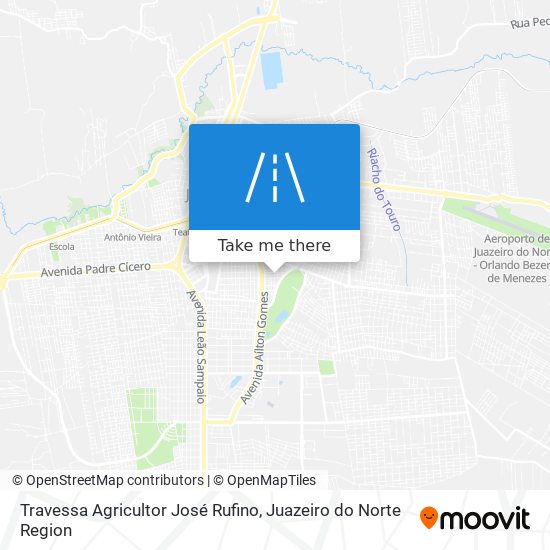 Mapa Travessa Agricultor José Rufino