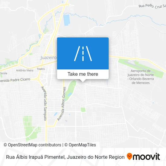 Rua Álbis Irapuã Pimentel map