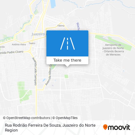 Mapa Rua Rodrião Ferreira De Souza