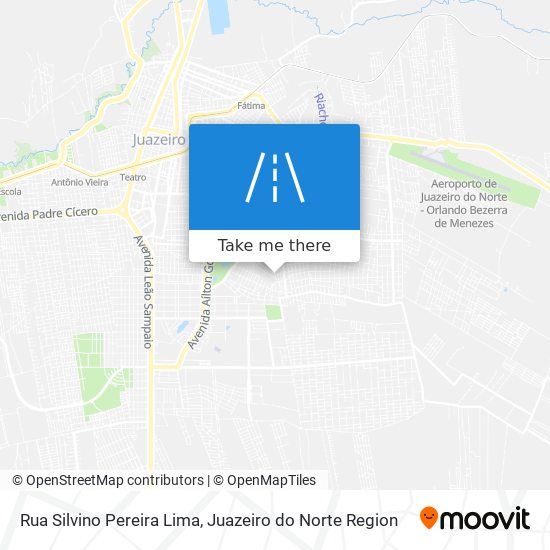 Mapa Rua Silvino Pereira Lima