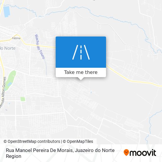 Mapa Rua Manoel Pereira De Morais