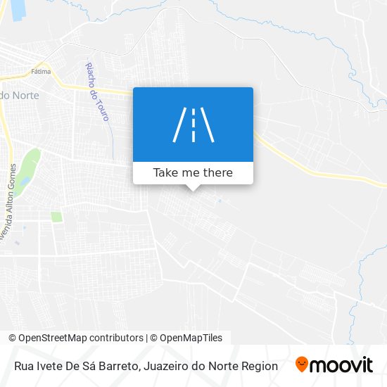 Mapa Rua Ivete De Sá Barreto