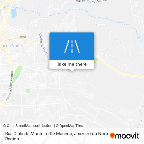 Mapa Rua Diolinda Monteiro De Macedo