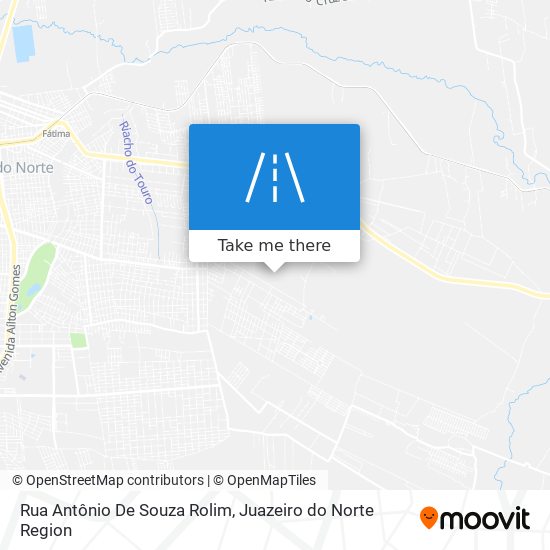 Rua Antônio De Souza Rolim map