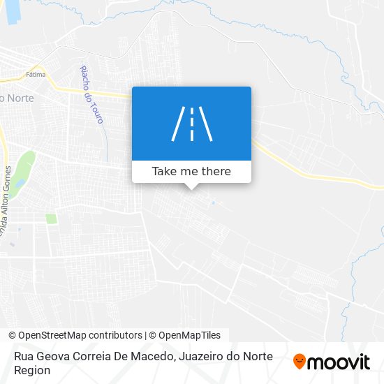 Rua Geova Correia De Macedo map