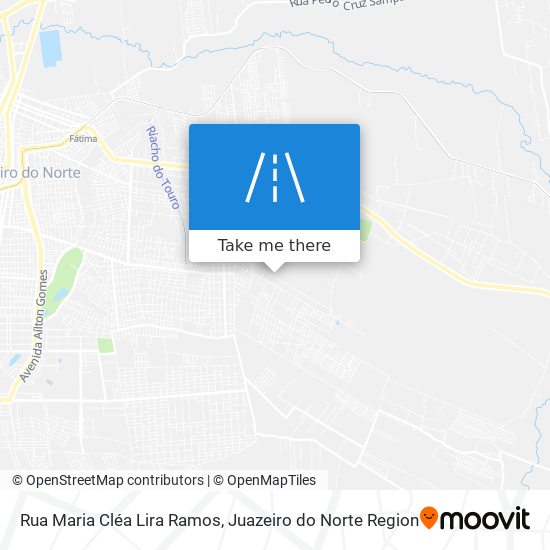 Mapa Rua Maria Cléa Lira Ramos