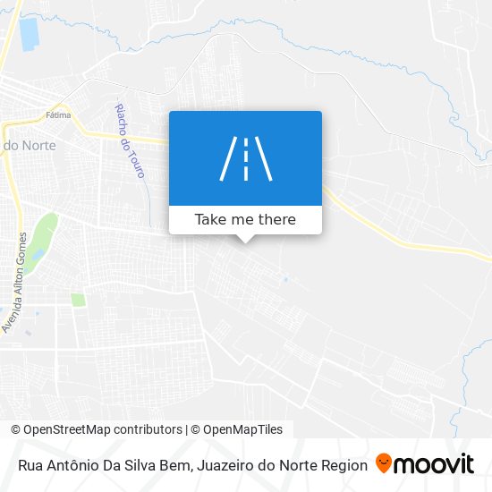 Rua Antônio Da Silva Bem map