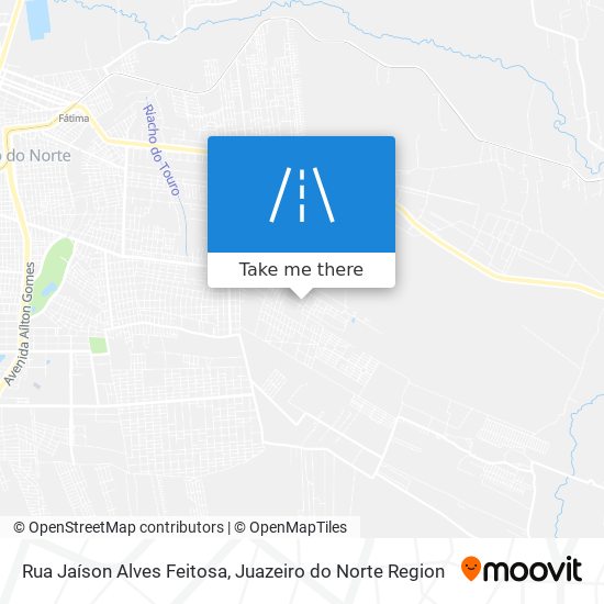 Mapa Rua Jaíson Alves Feitosa