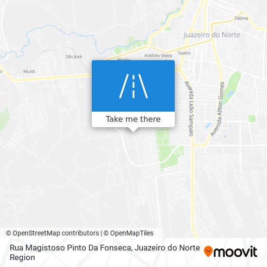 Mapa Rua Magistoso Pinto Da Fonseca