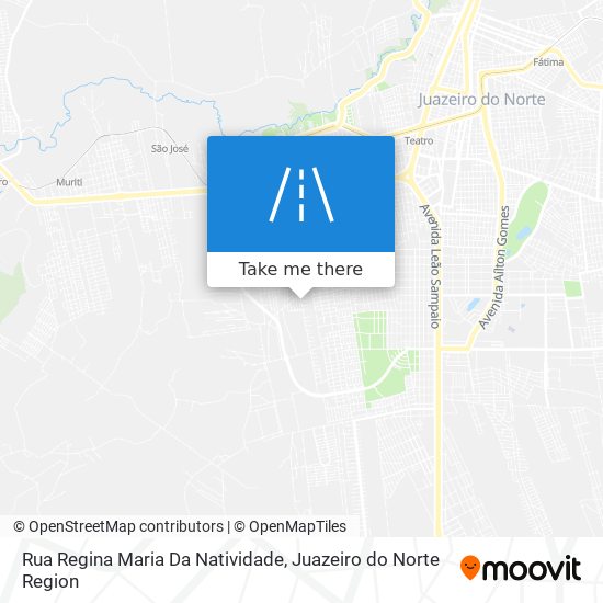 Mapa Rua Regina Maria Da Natividade