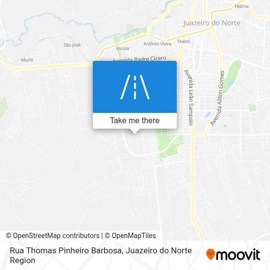 Rua Thomas Pinheiro Barbosa map