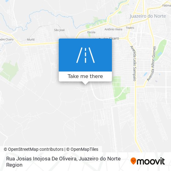 Mapa Rua Josias Inojosa De Oliveira