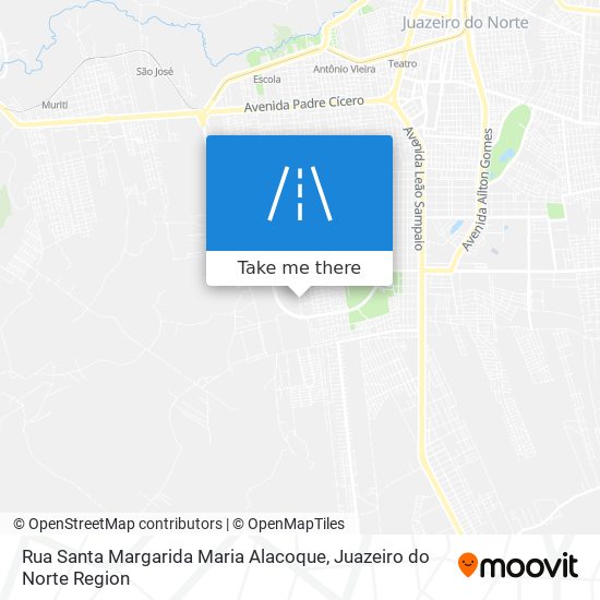 Mapa Rua Santa Margarida Maria Alacoque
