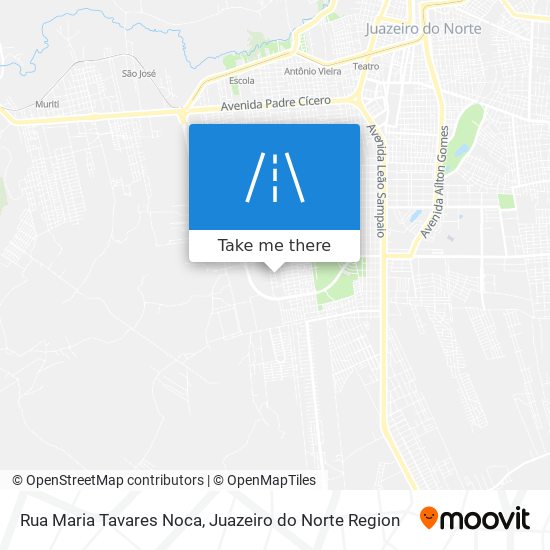 Mapa Rua Maria Tavares Noca